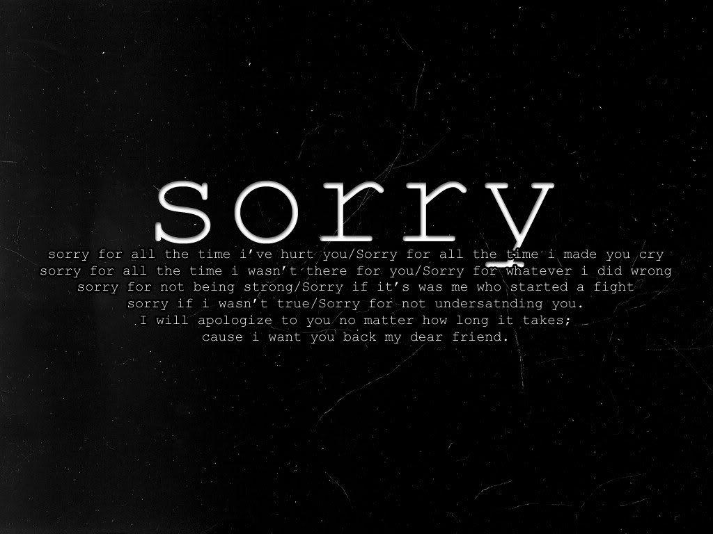 1030x770 Sorry Wallpaper. I'm Sorry Wallpaper, Desktop