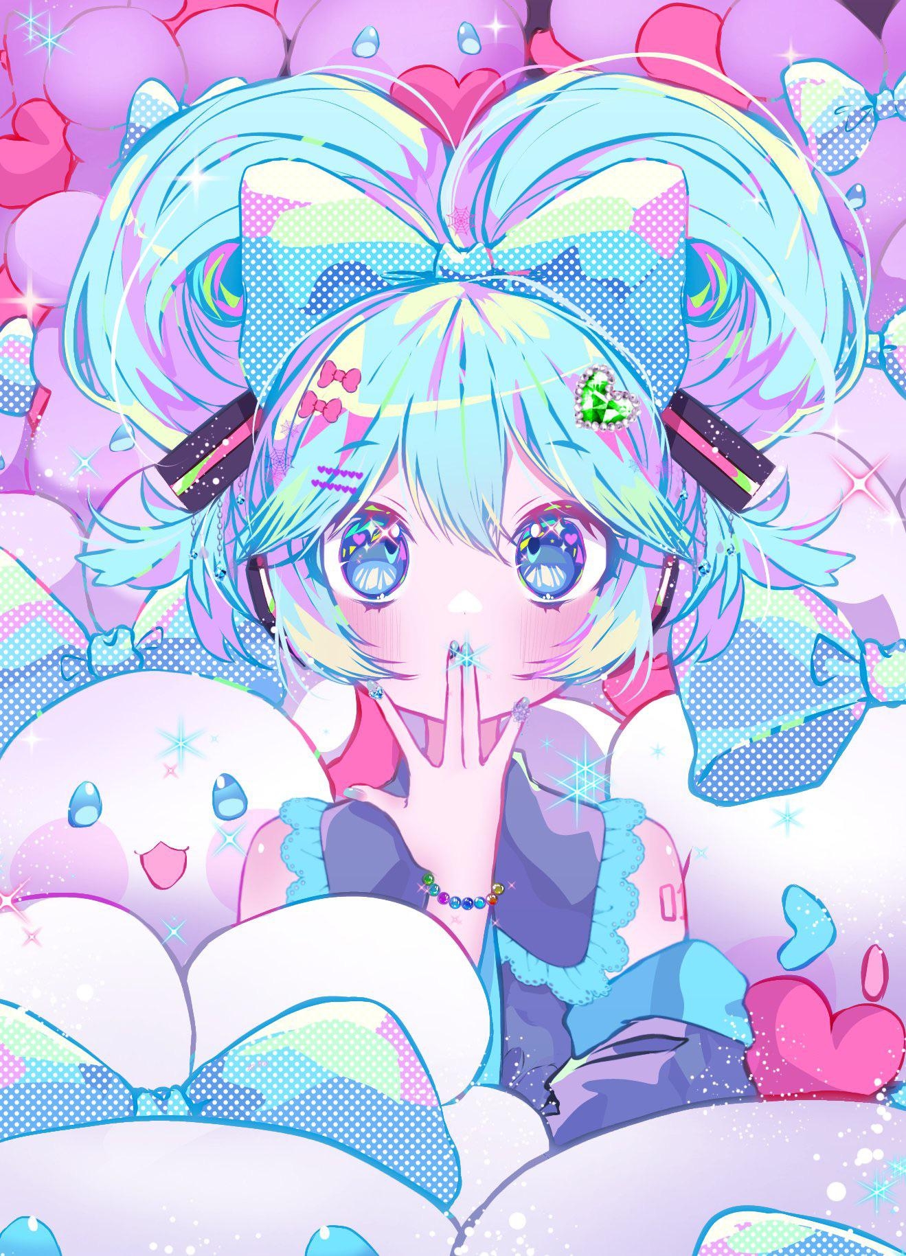 1320x1830 Cinnamoroll Miku, Phone