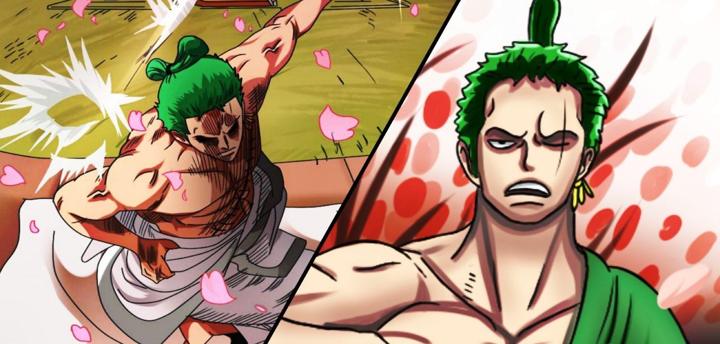 1470x700 zoro one piece wano Top Wallpaper, Dual Screen