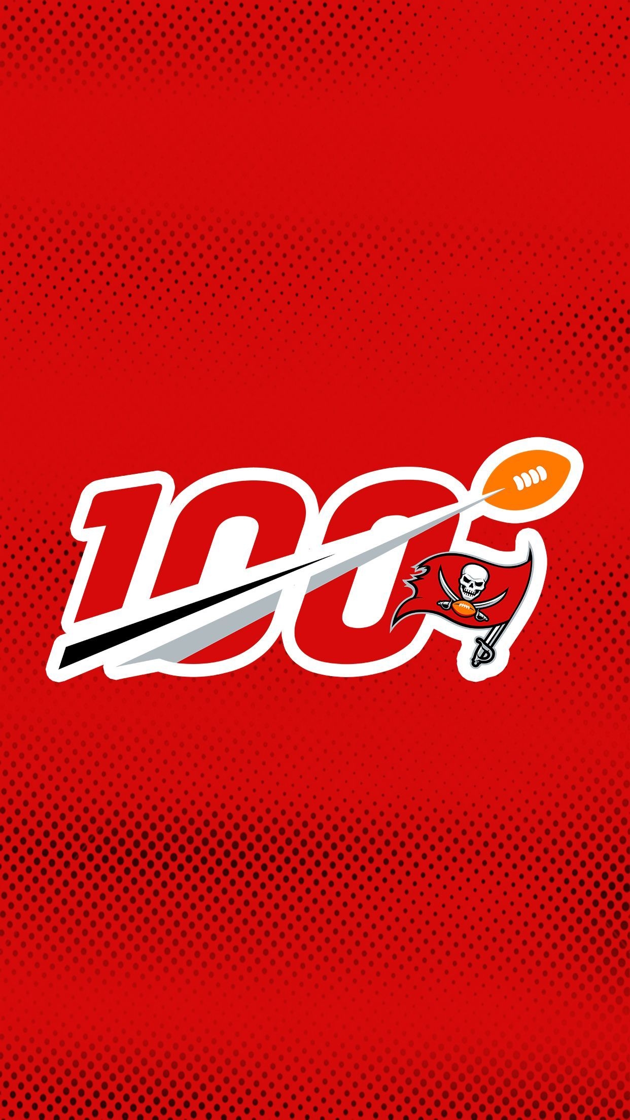 1250x2210 Tampa Bay Buccaneers NFL 100 Fanart Wallpaper. Buccaneers football, Football is life, Nfl, Phone