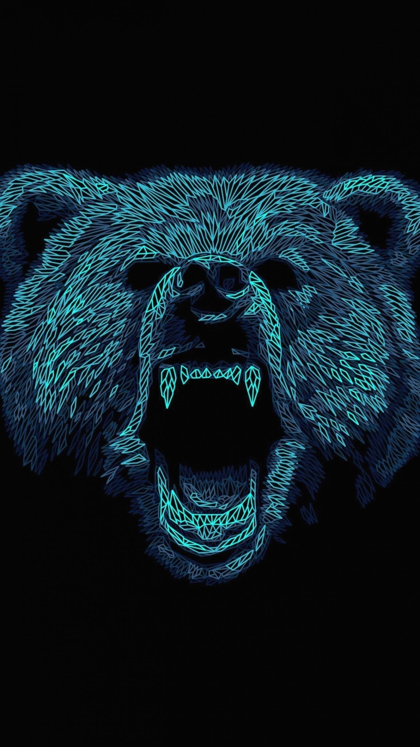 1370x2440 Best Tattoo Ideas For Men ideas. Bear art, Art wallpaper iphone, Angry bear, Phone