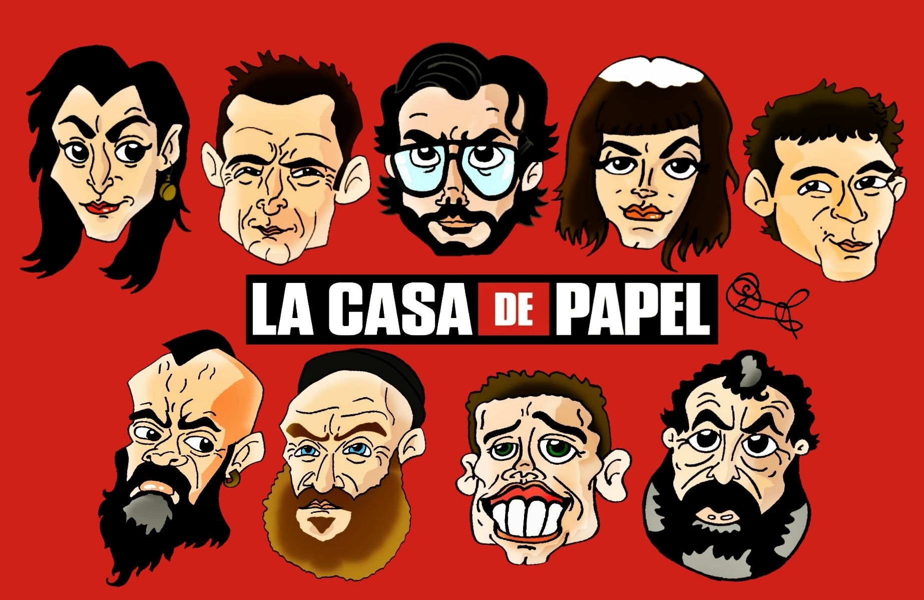 1850x1200 La Casa De Papel Wallpaper, Desktop