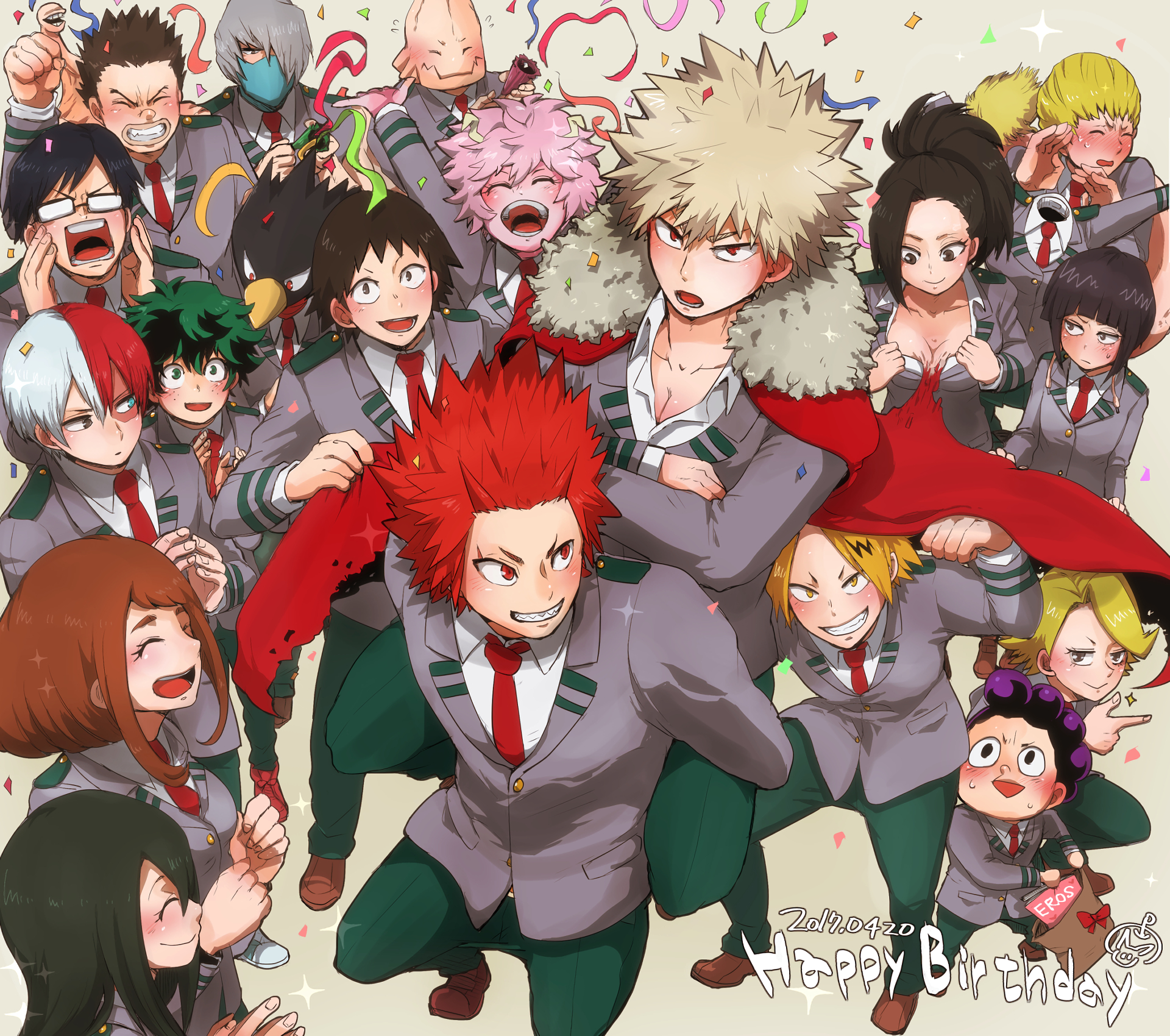 1920x1700 Izuku Midoriya Ochaco Uraraka Katsuki Bakugou Shouto Todoroki Momo Yaoyorozu Minoru Mineta Tenya Iid Wallpaper:, Desktop