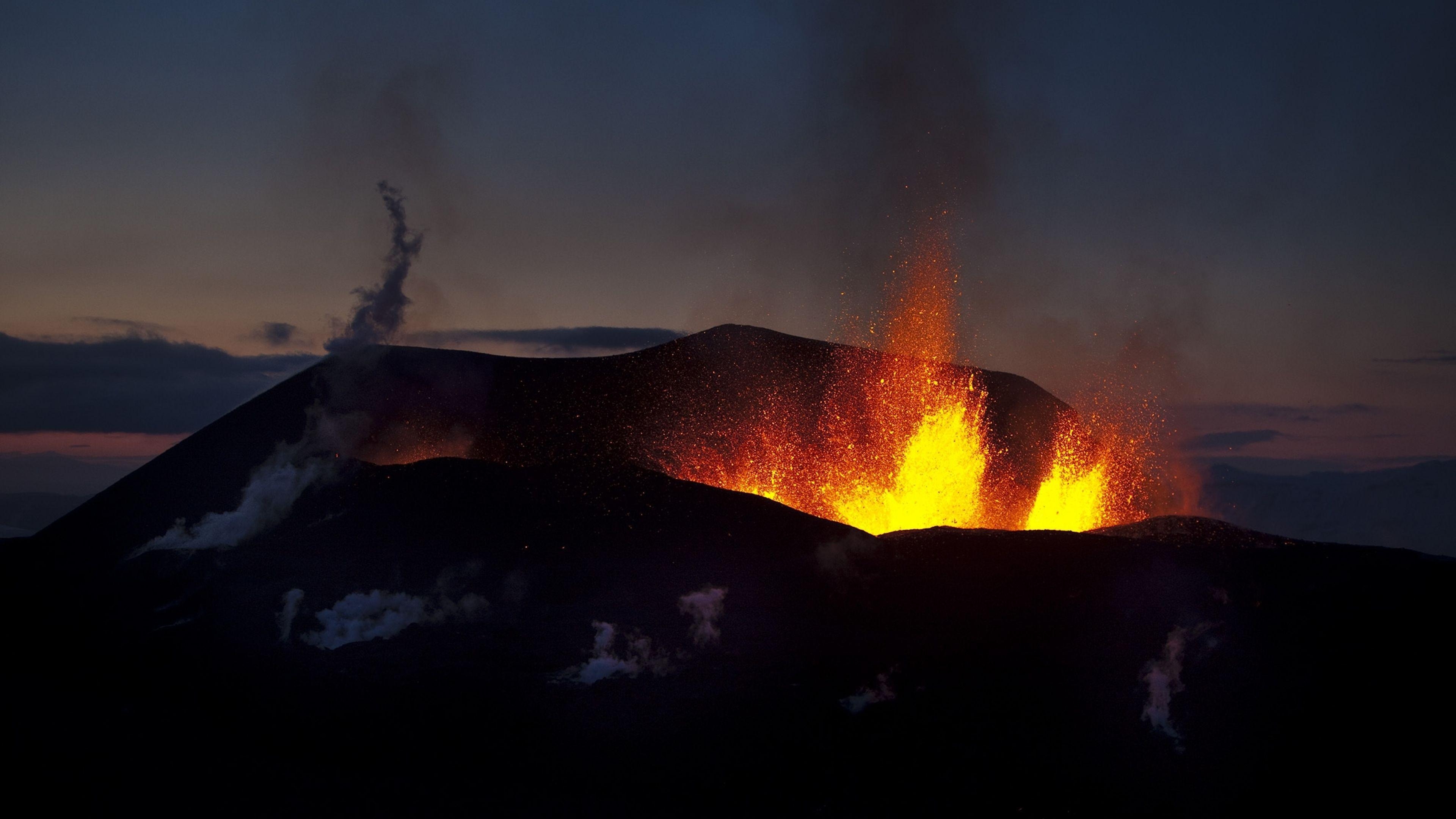 3840x2160 Download Wallpaper  Masaya, Volcano, Lava, Nicaragua 4K, Desktop