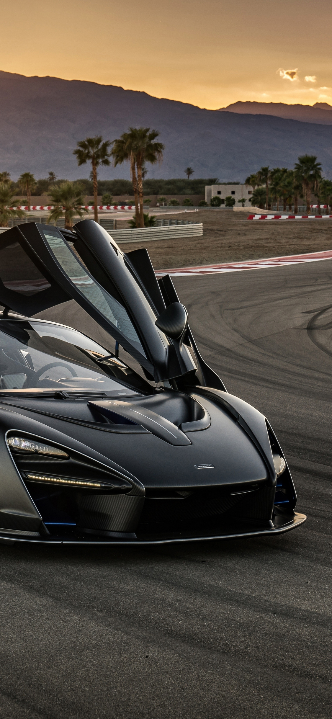 1130x2440 Download  Wallpaper Black, Mclaren Senna, On Road, Iphone X  HD Image, Background, 16498, Phone