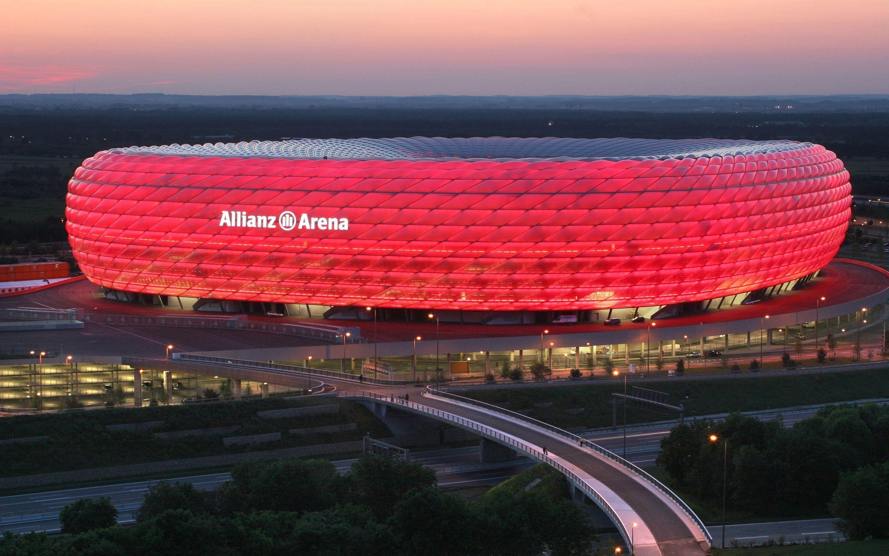 2880x1800 Bayern Munich Stadium At Night Wallpaper free desktop background, Desktop