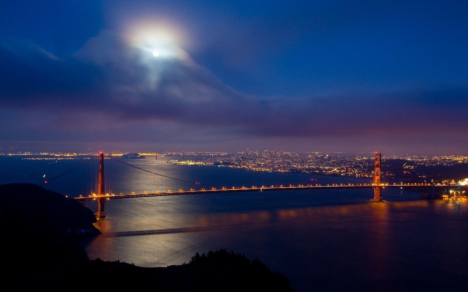 1920x1200 Golden Gate San Francisco world architecture bridges cities, Desktop