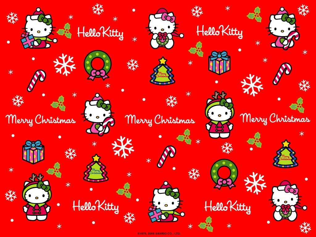 1030x770 Holiday wallpaper. Hello kitty christmas, Hello kitty background, Kawaii christmas, Desktop