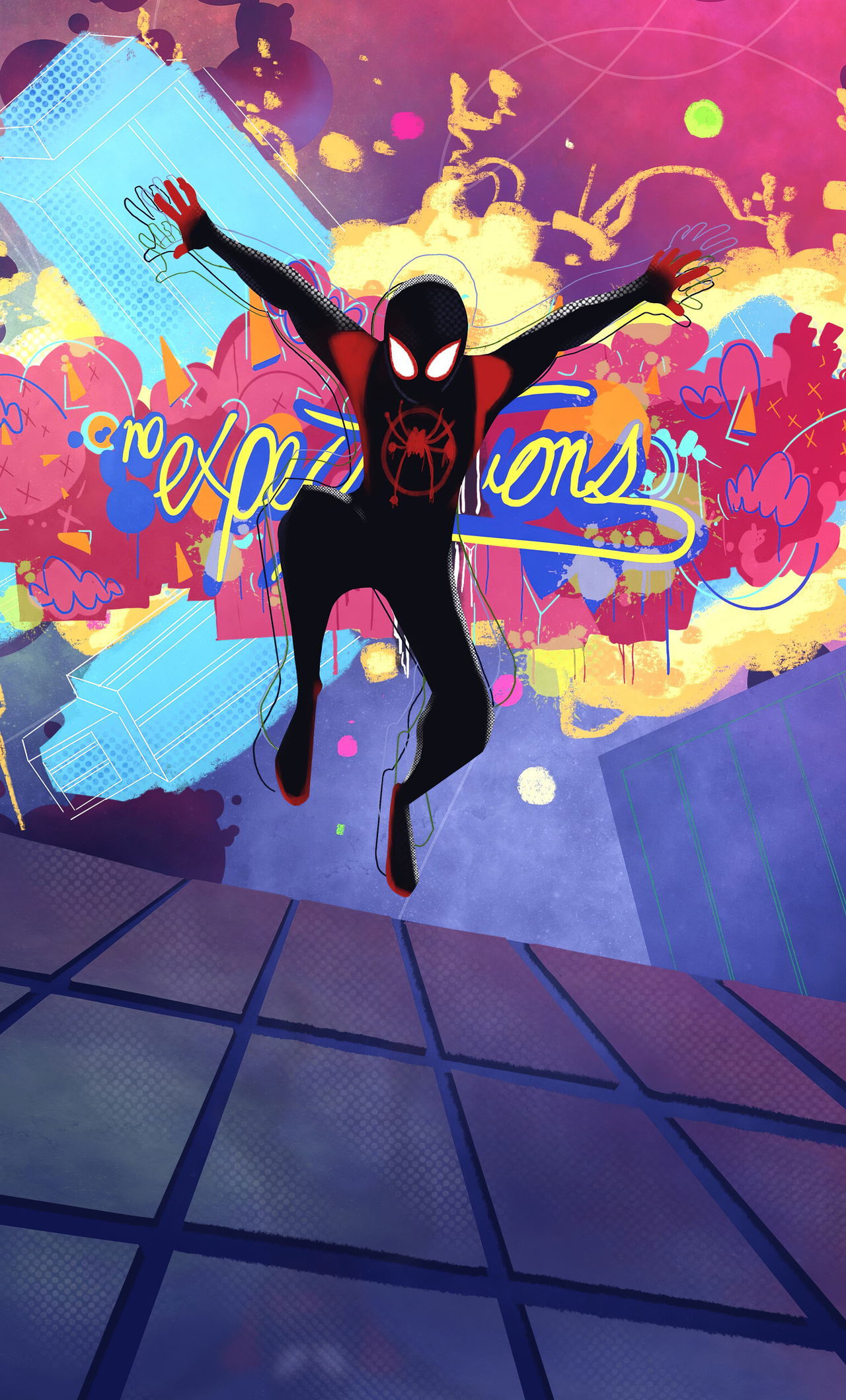 1280x2120 Spiderman Into Spiderverse iPhone HD 4k Wallpaper, Image, Background, Photo and Picture, Phone