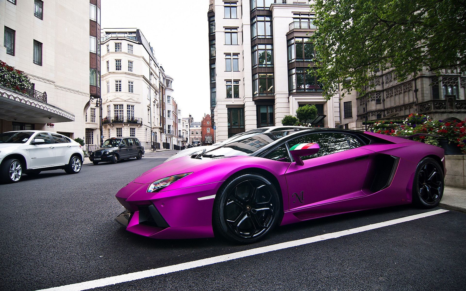 1920x1200 Purple Lamborghini Park wallpaperx1200, Desktop