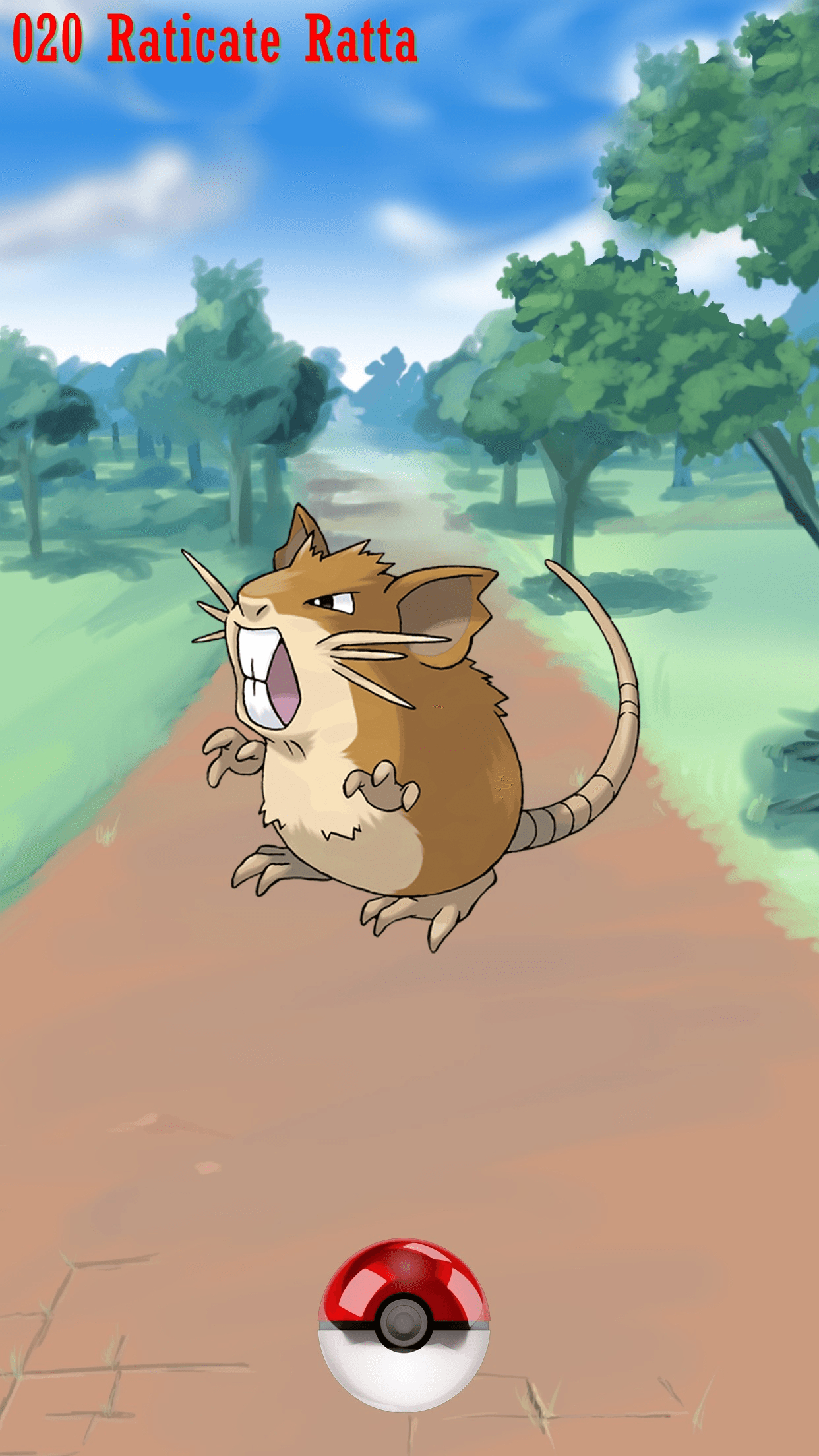 1250x2210 Street Pokeball Raticate Ratta, Phone