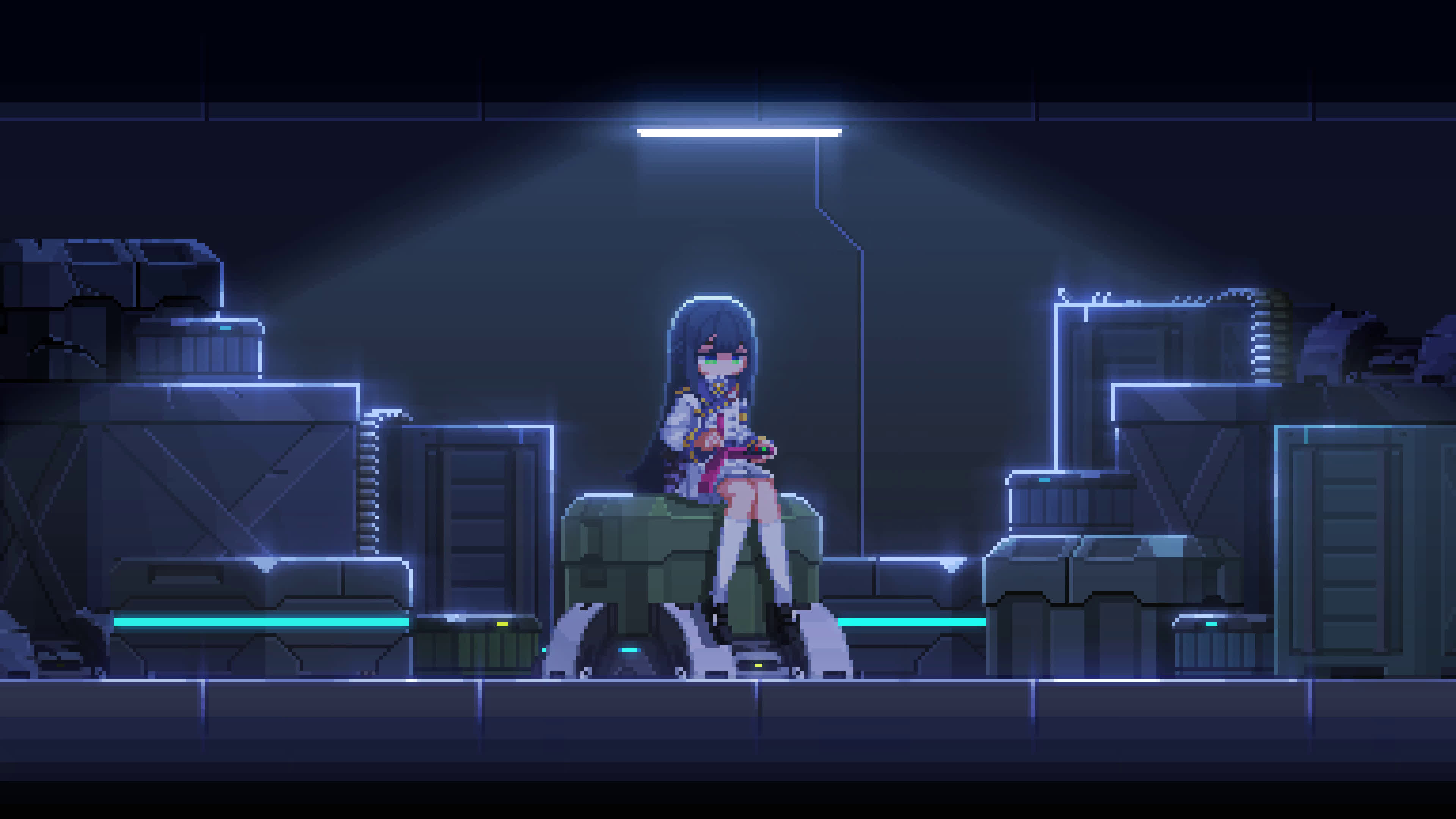 3840x2160 Watch Andvari Pixel Anime 4K Animated, Desktop