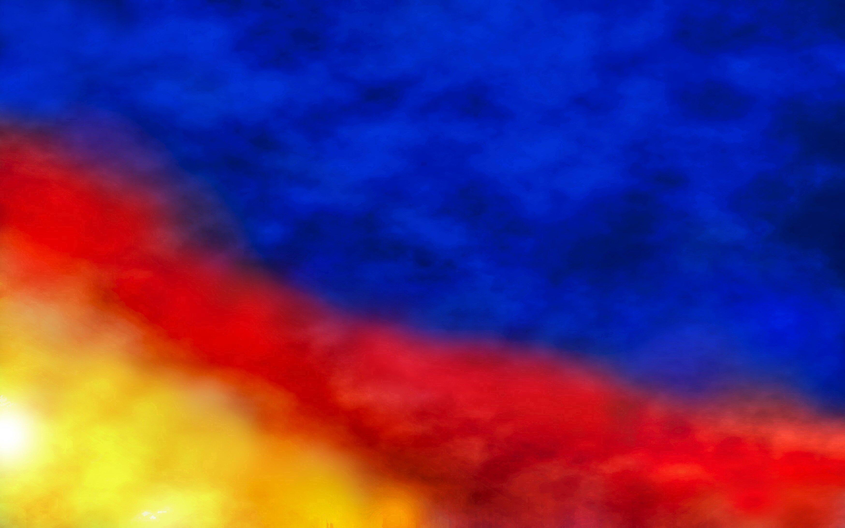 3500x2190 Red Yellow Blue Background. Blue Wallpaper, Desktop