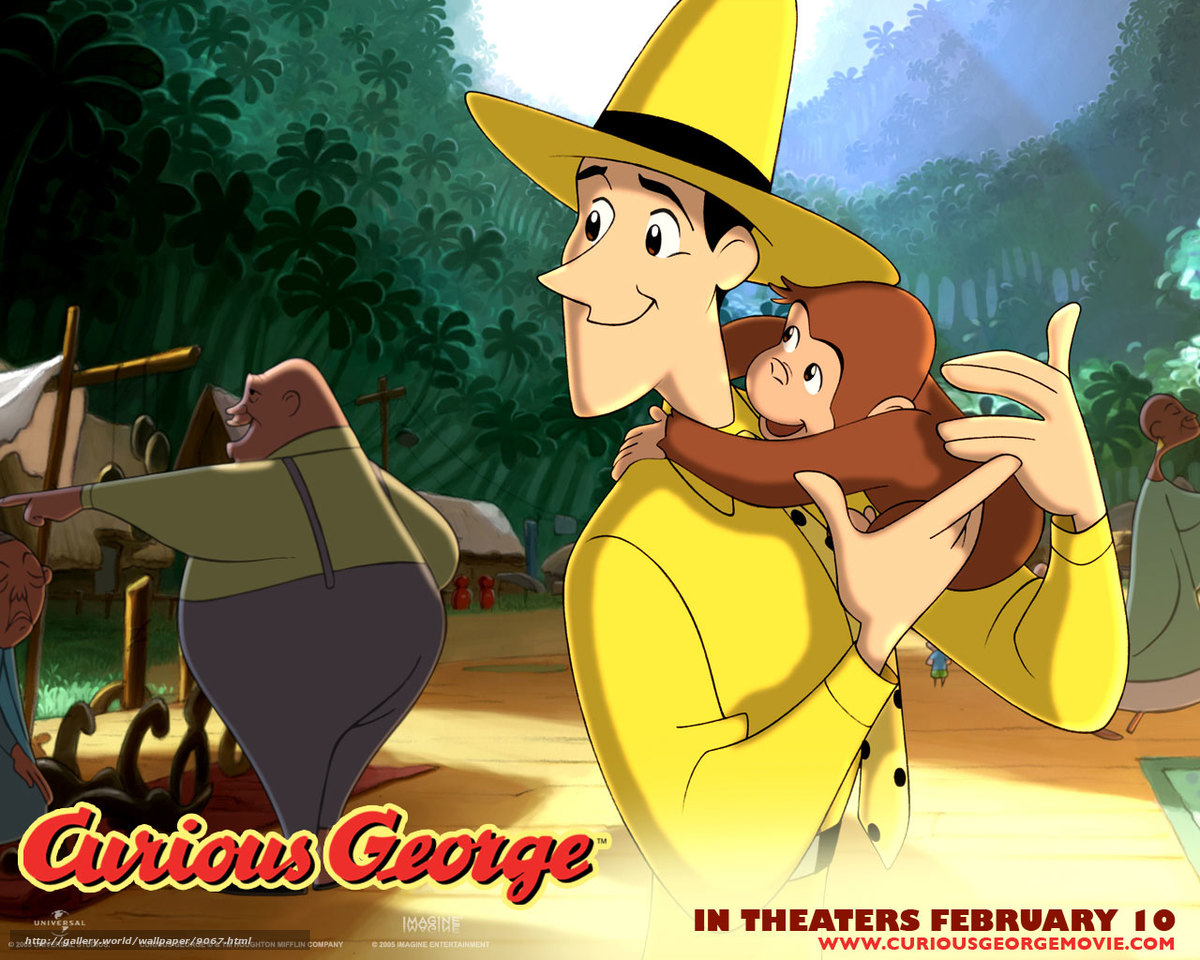 1200x960 Download wallpaper Curious George, Desktop