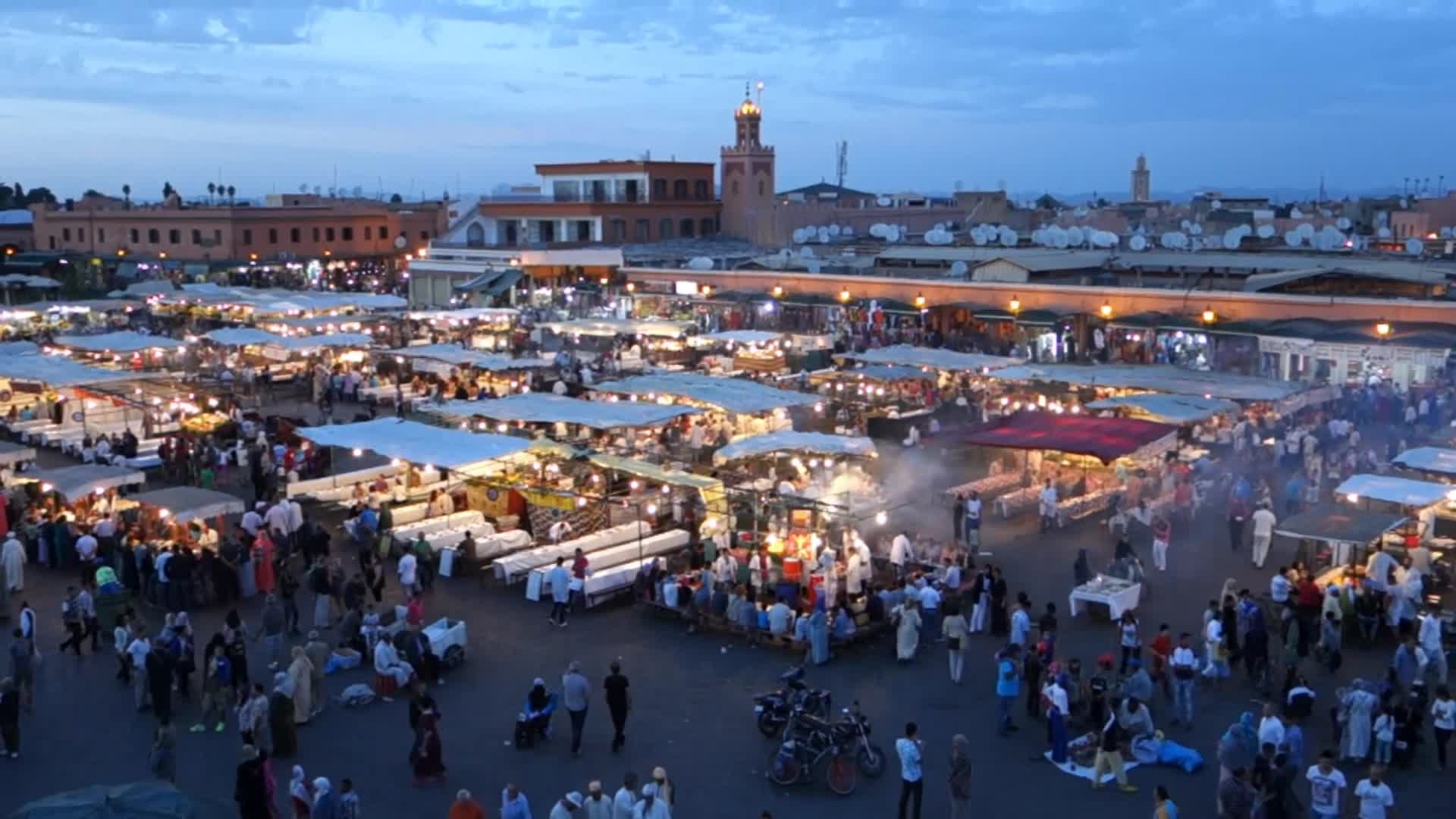 1920x1080 Djemaa el Fna Marrakech Morocco.webm, Desktop