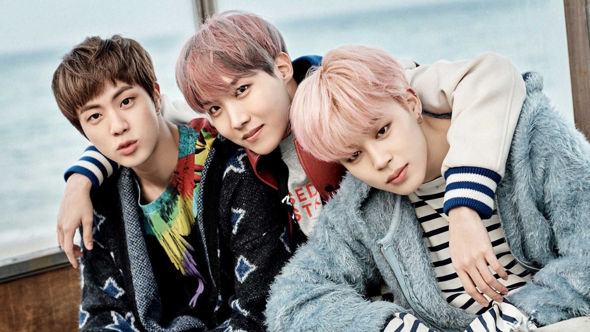 1920x1080 Jimin, Jin and Hobi (BTS) Wallpaper, Desktop