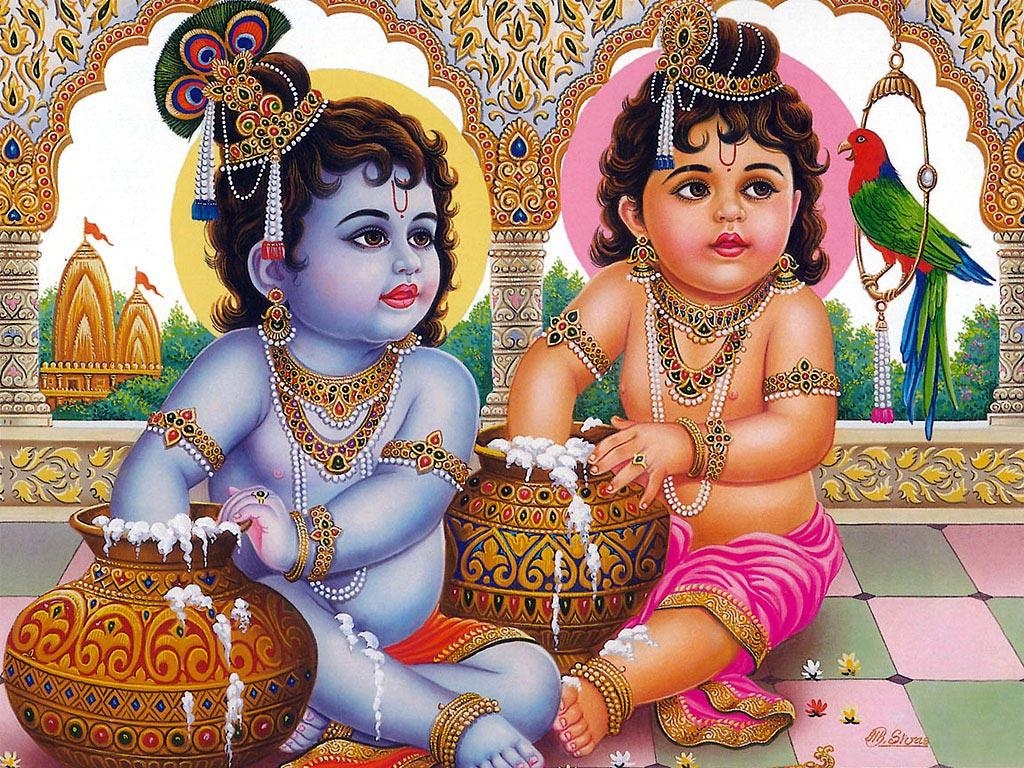 1030x770 Cute Baby Krishna Wallpaper Download, Desktop