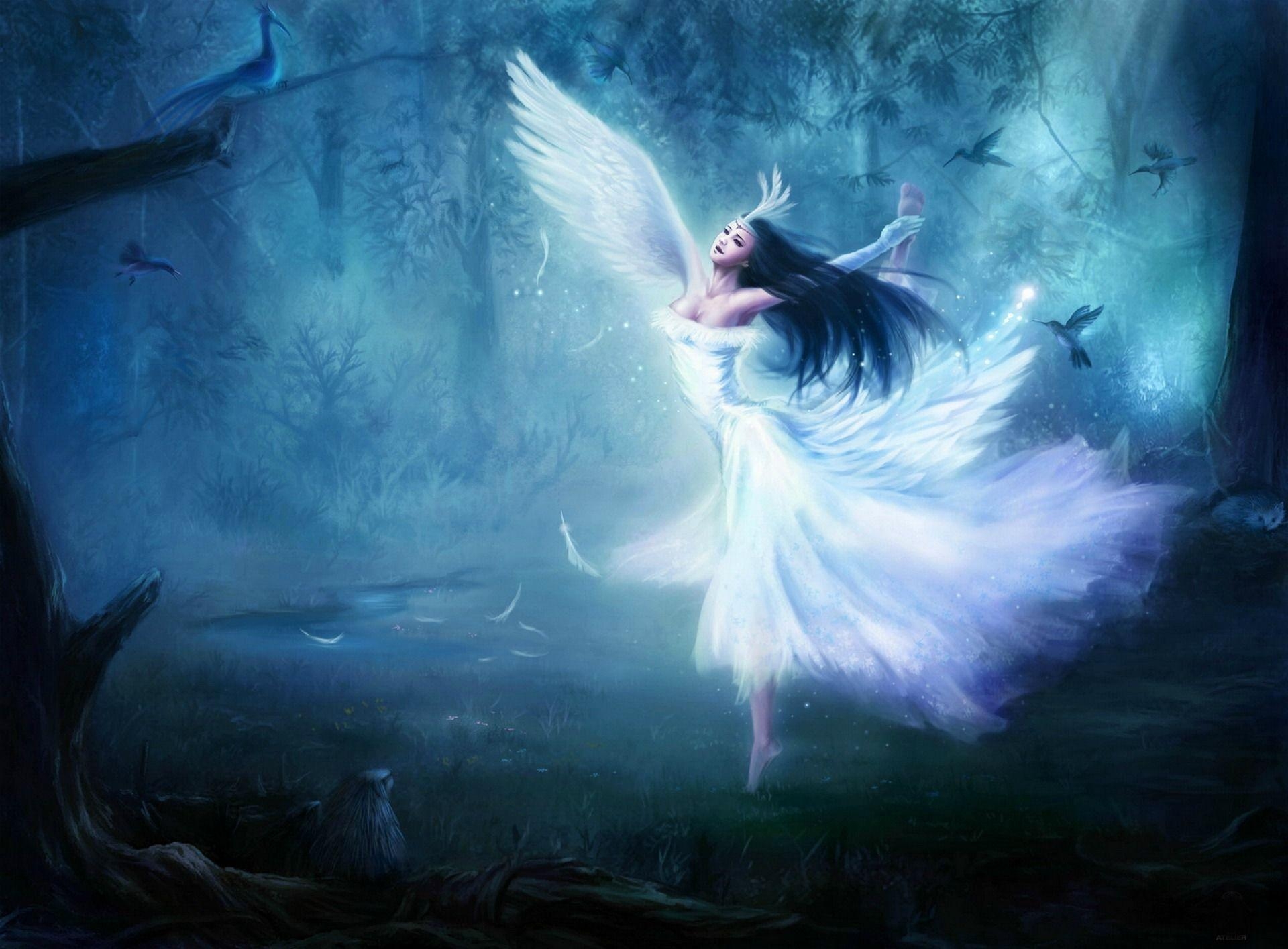 1920x1420 Download Moon Fairy Angel Wallpaper Full HD Wallpaper, Desktop