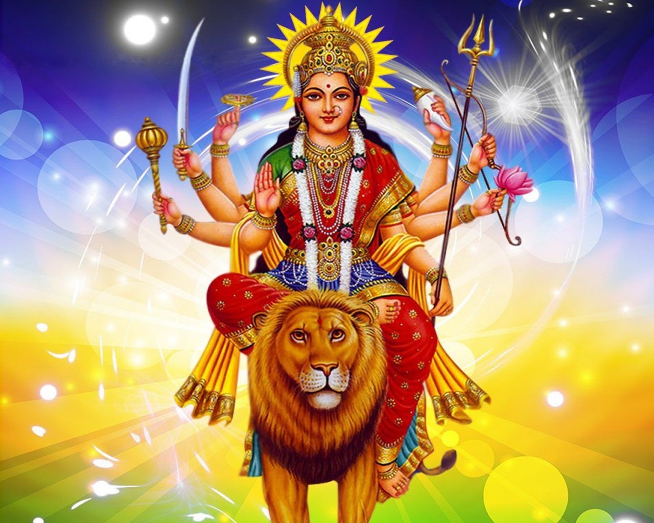 1280x1030 Happy Navratri Maa Durga Image For HD Wallpaper 1920x1200, Wallpaper13.com, Desktop