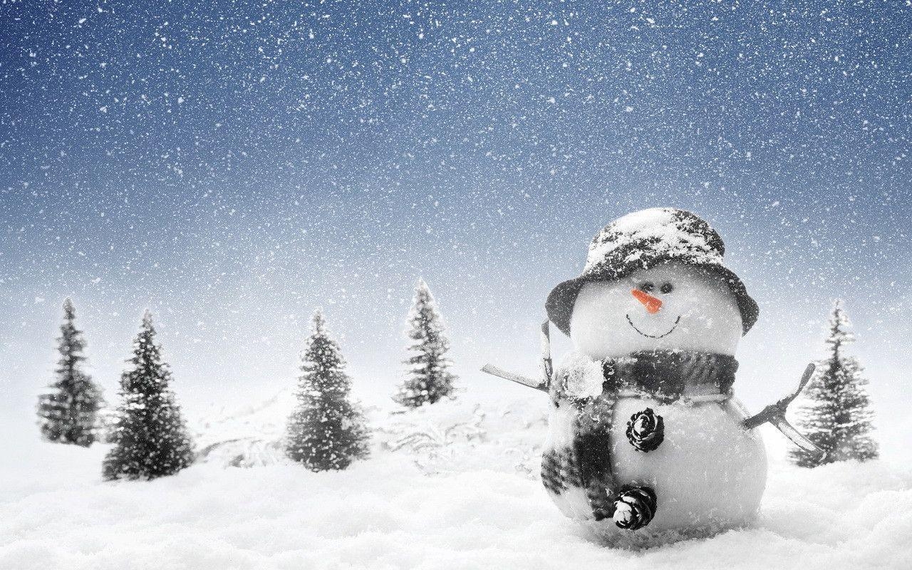 1280x800 Gift Snowman Wallpaper, Winter Wallpaper, HD phone wallpaper, Desktop