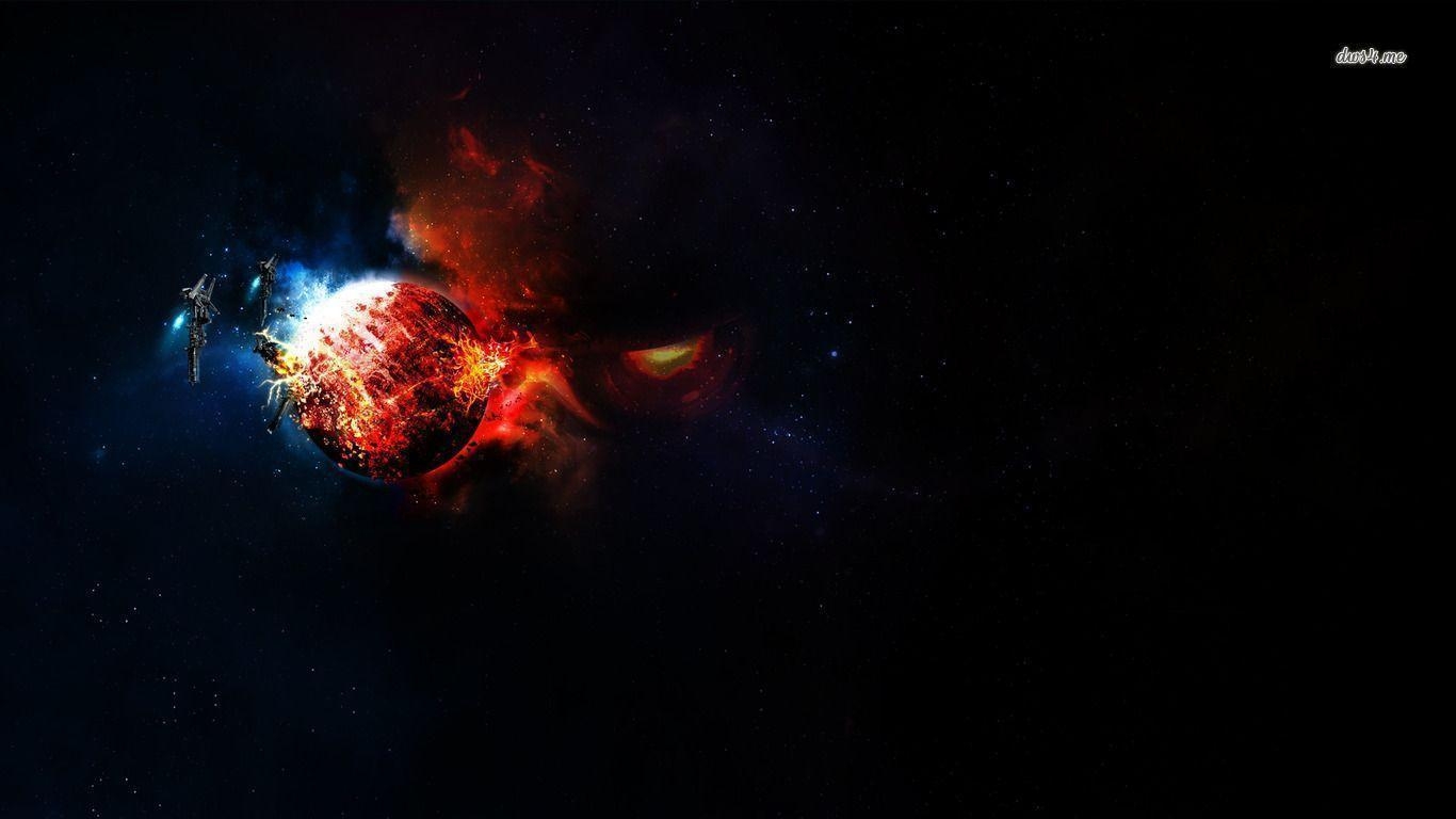 1370x770 Wallpaper For > Space War Wallpaper HD, Desktop