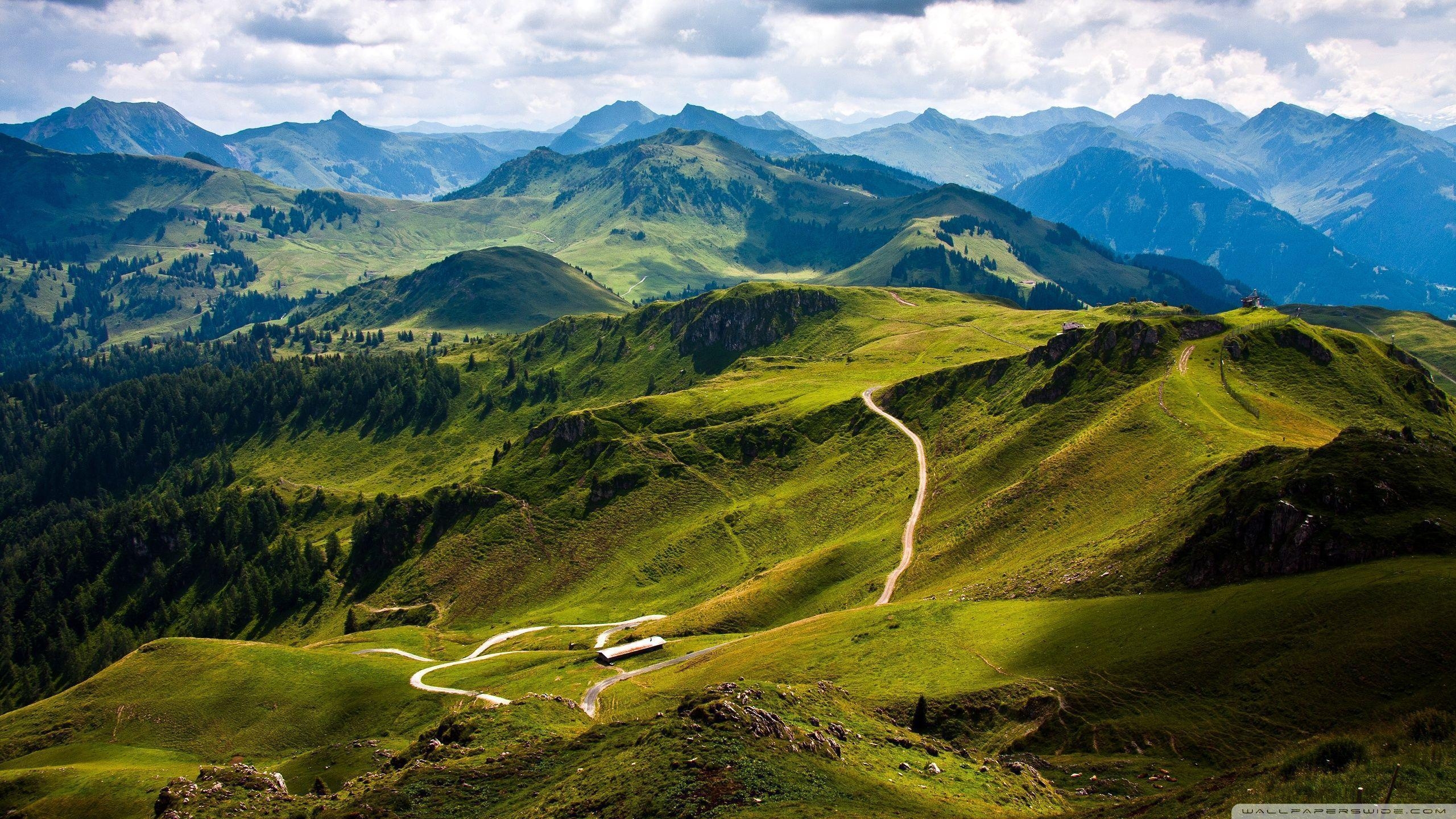 2560x1440 Kitzbuhel Mountain View, Austria, Europe HD desktop wallpaper, Desktop