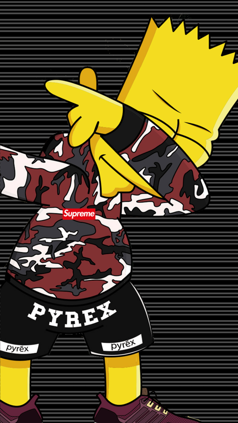 900x1600 Bart Simpson Wearing Brands Wallpaper, Phone