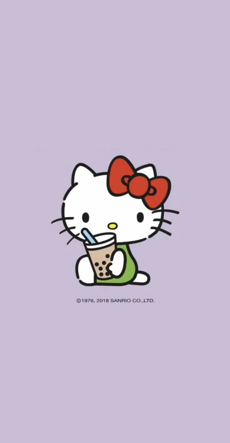 740x1420 HELLO KITTY X CHATIME WALLPAPERS, Phone