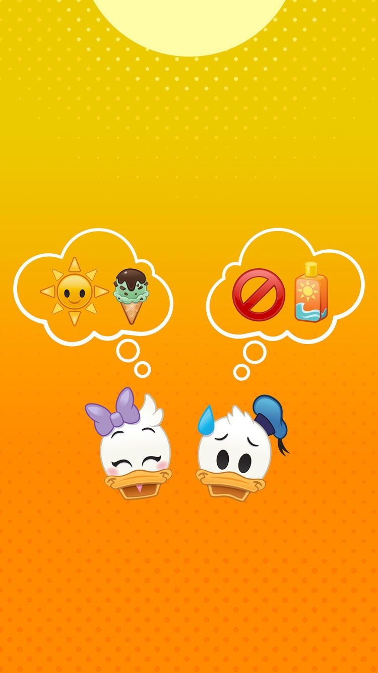 750x1340 You Will Heart These 4 Disney Emoji iPhone Wallpaper in Celebration of World Emoji Day!. Disney emoji blitz, Disney emoji, World emoji day, Phone