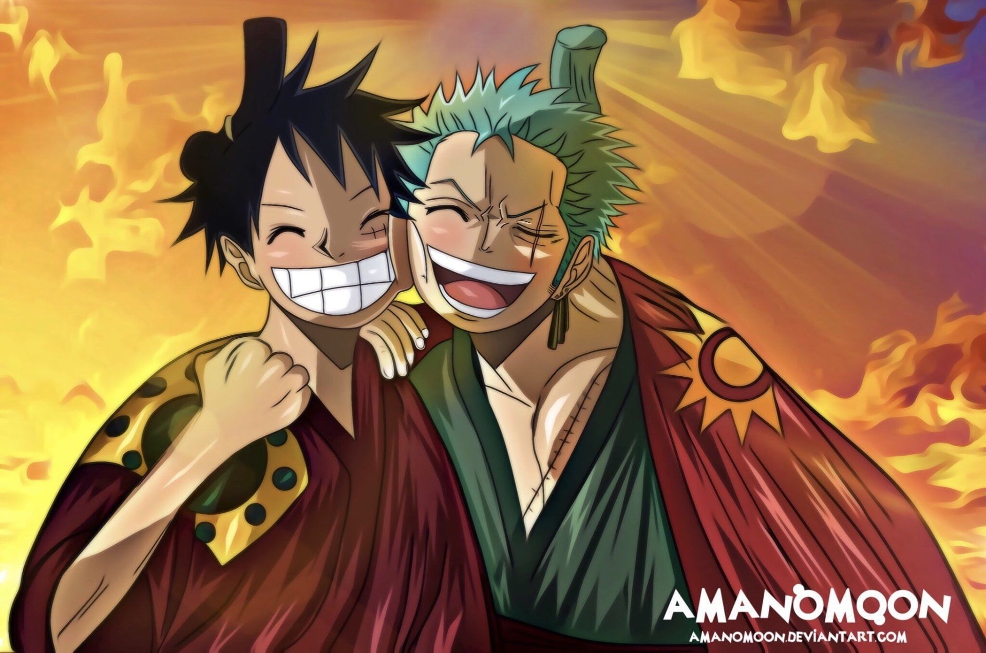 1920x1280 Luffy Zoro Wallpaper Free Luffy Zoro Background, Desktop