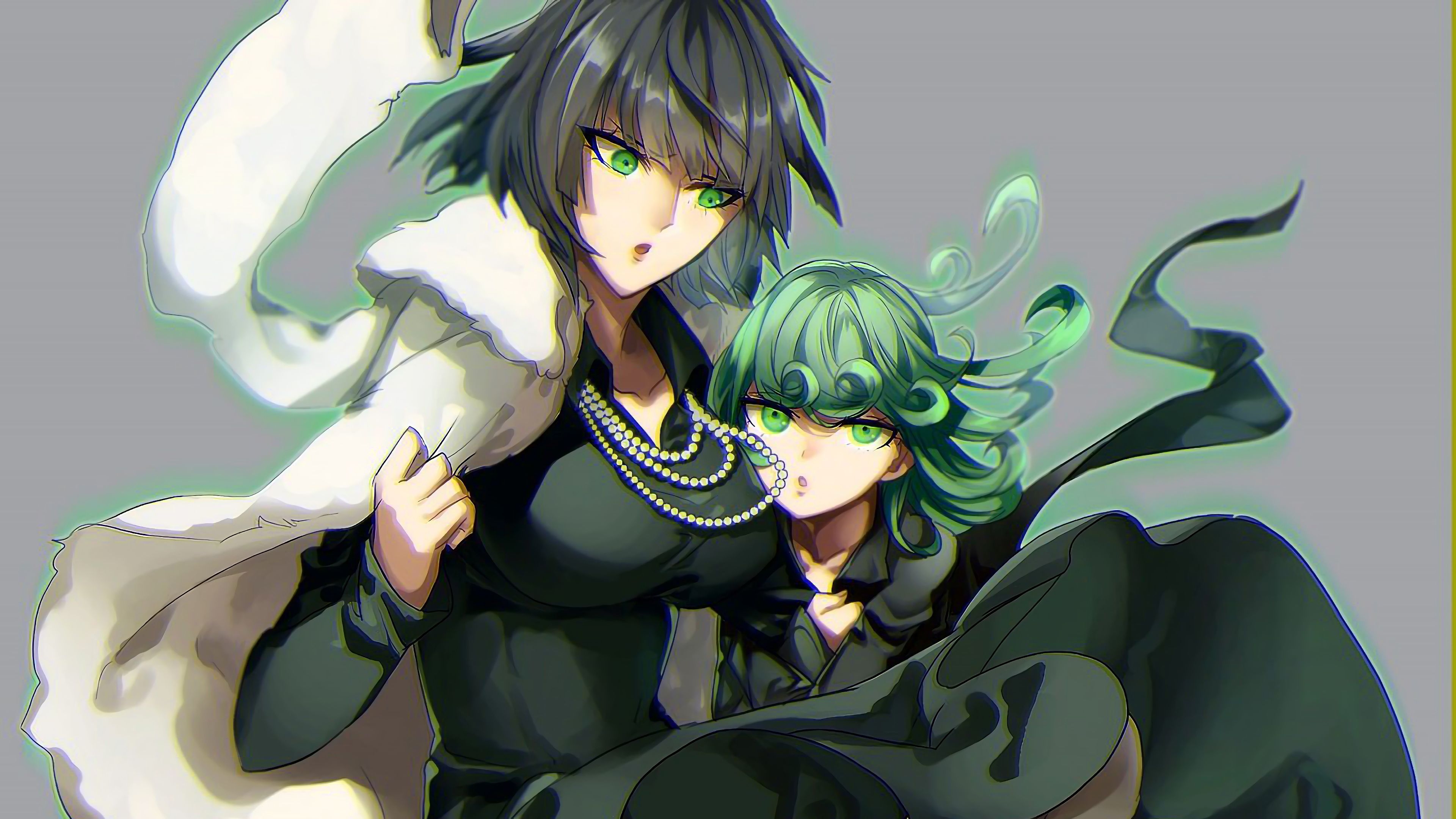 3840x2160 Fubuki and Tatsumaki One Punch Man 4K Wallpaper, Desktop