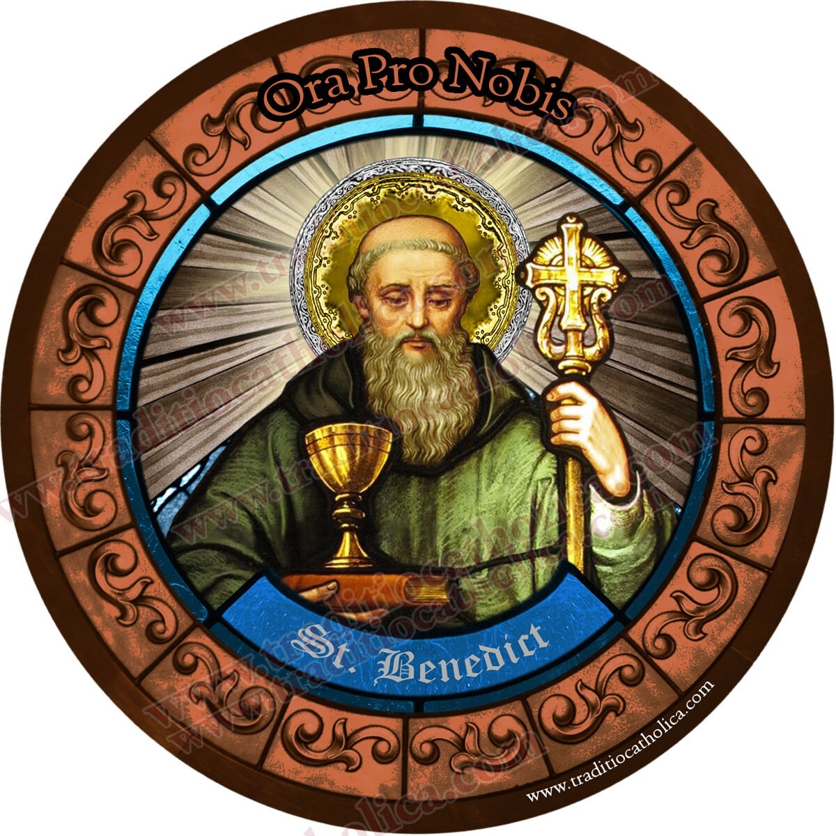 1200x1200 Saint Benedict of Nursia Patron, Phone