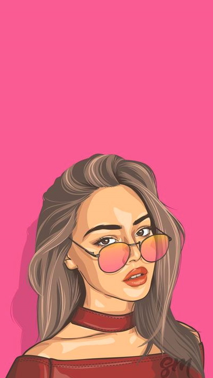 740x1310 Girl Wallpaper for iPhone x -iphone wallpaper, iphone background, iphone wallpaper tumblr, iphone. Cute girl wallpaper, Art wallpaper iphone, Pop art wallpaper, Phone