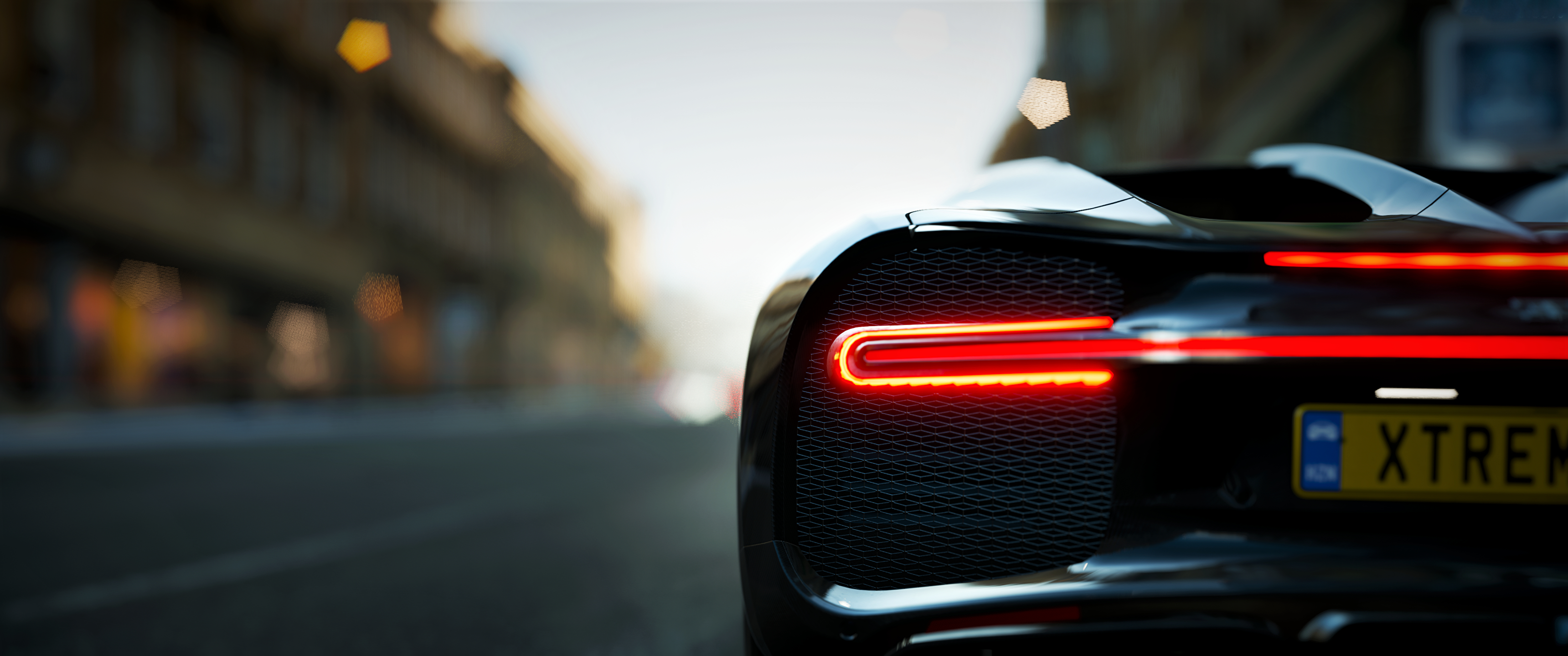 3440x1440 4K] Clean Bugatti Chiron Wallpaper [3840x2160] (Forza Horizon 4), Dual Screen