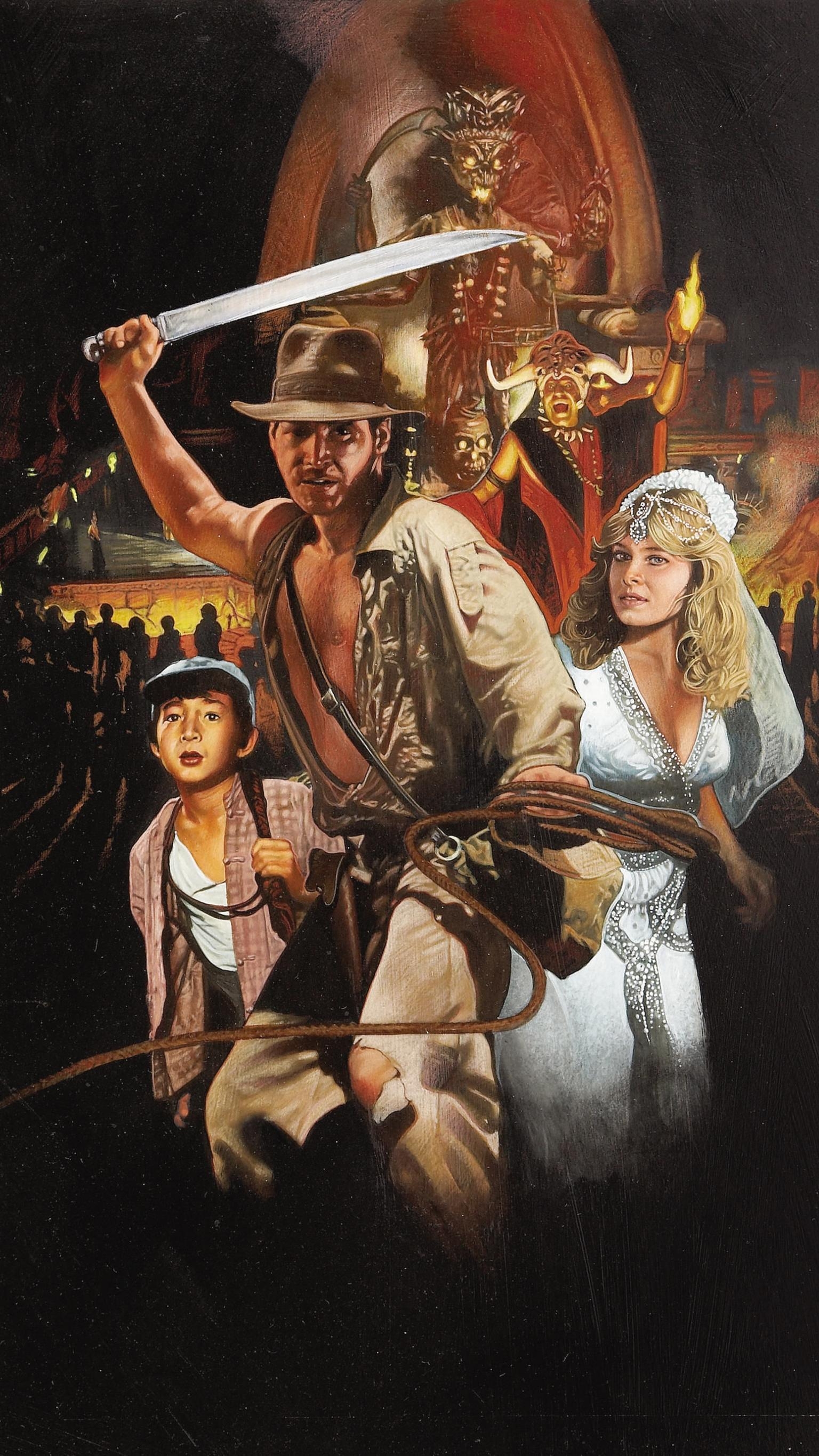 1540x2740 Indiana Jones and the Temple of Doom (1984) Phone Wallpaper, Phone