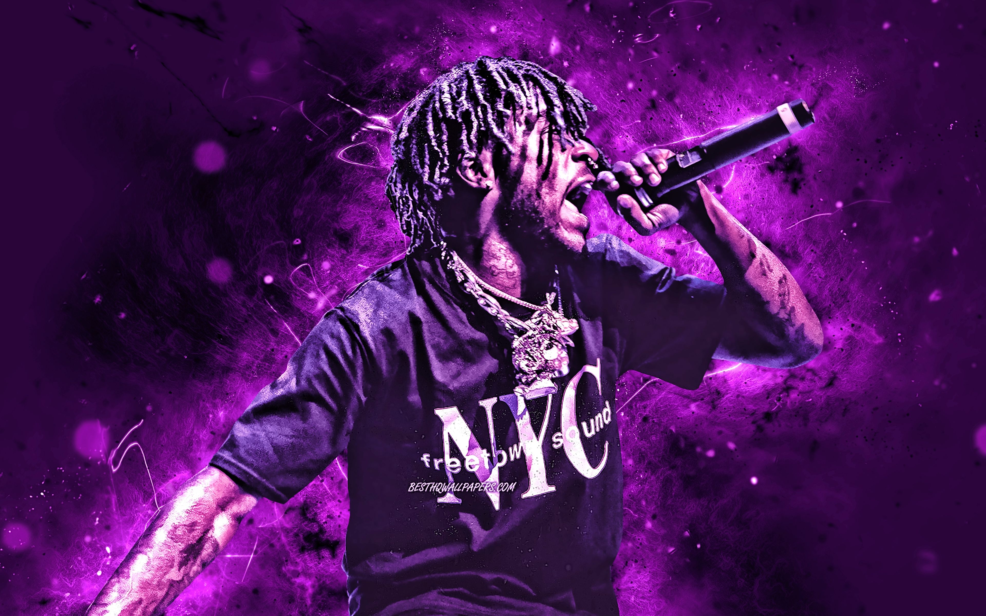 3840x2400 Download wallpaper Lil Uzi Vert, 4k, american rapper, music stars, Desktop