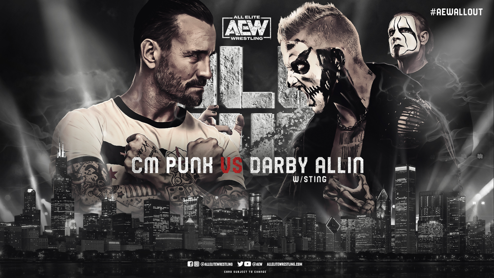 1920x1080 AEW All Out 2021 Match Card Predictions Including CM Punk vs. Darby Allin. Bleacher Report. Latest News, Videos and Highlights, Desktop