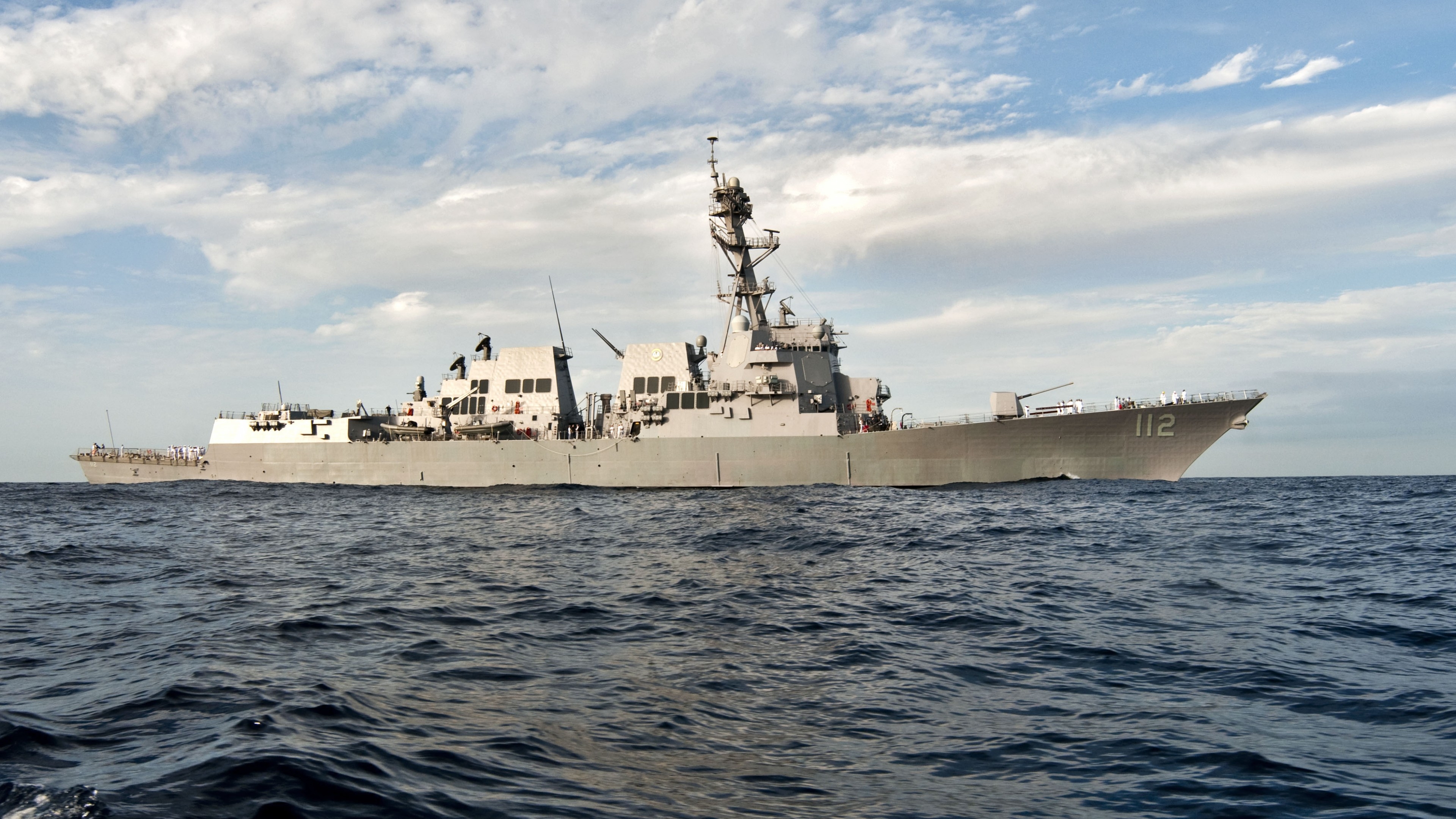 3840x2160 Wallpaper USS Arleigh Burke, DDG Lead Ship, Arleigh Burke Class, Desktop