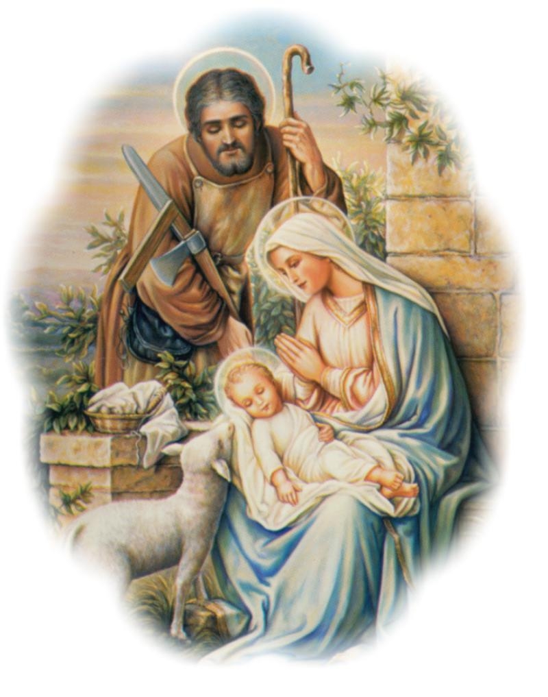 800x1020 Holy Family Wallpaper, Phone