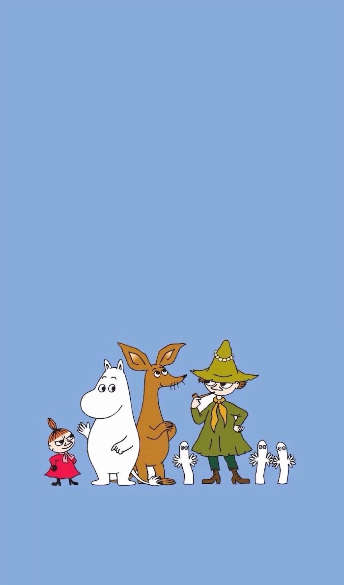 1200x2040 Moomin wallpaper. Interior design. Display, Phone