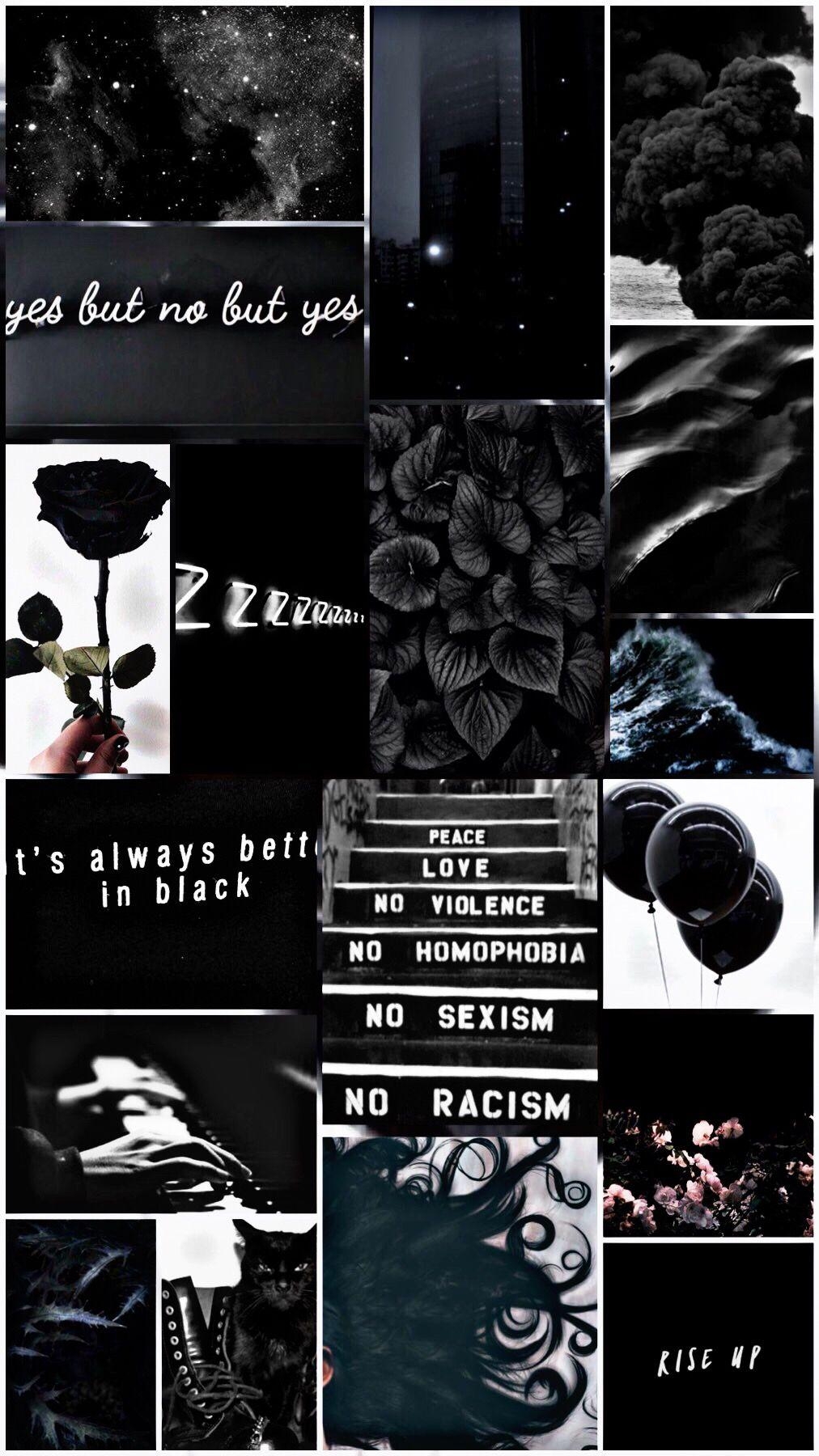 1020x1800 My aesthetics. Black, Phone