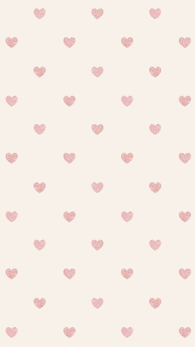 680x1200 Seamless glittery pink hearts patterned background. free image by rawpixel.com / Ning. Flower phone wallpaper, Pretty wallpaper iphone, Pretty wallpaper, Phone