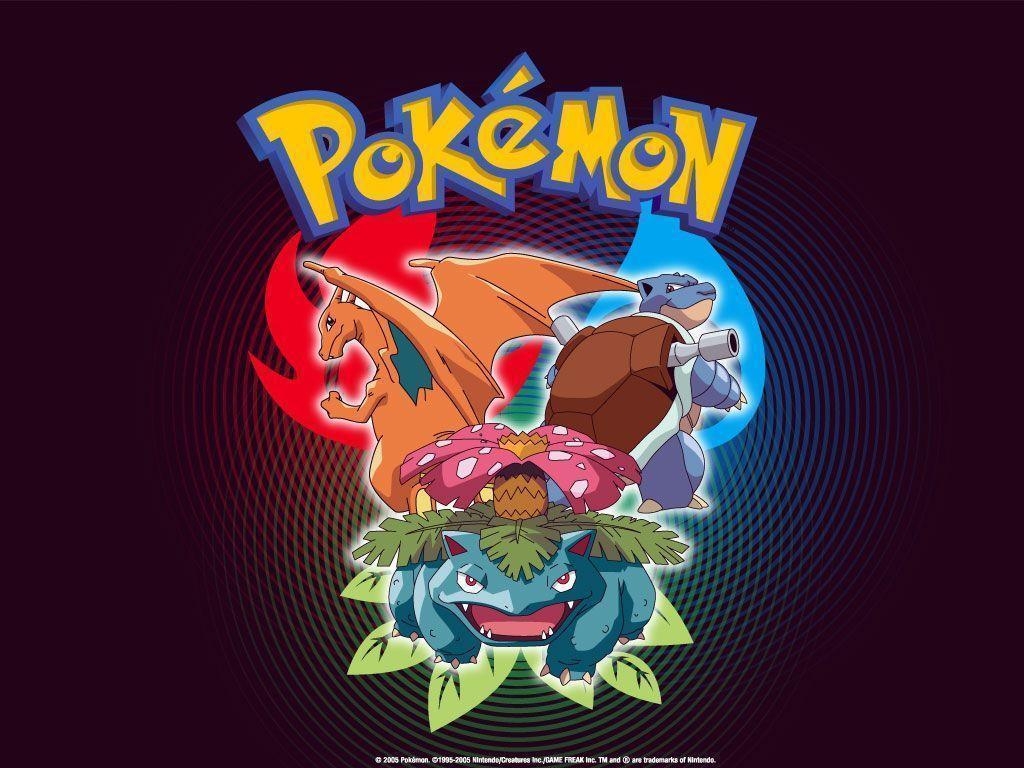 1030x770 Pokemon Wallpaper of Venusaur, Charizard and Blastoise, Desktop