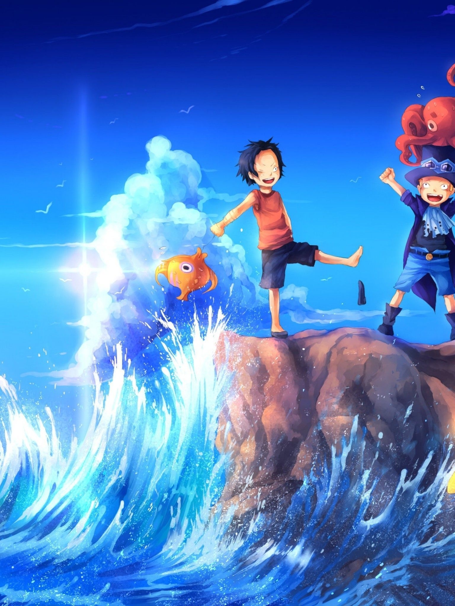 1540x2050 One Piece iPad Wallpaper Free One Piece iPad Background, Phone