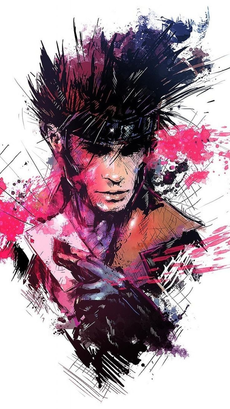 740x1310 Awesome Gambit art!, Phone