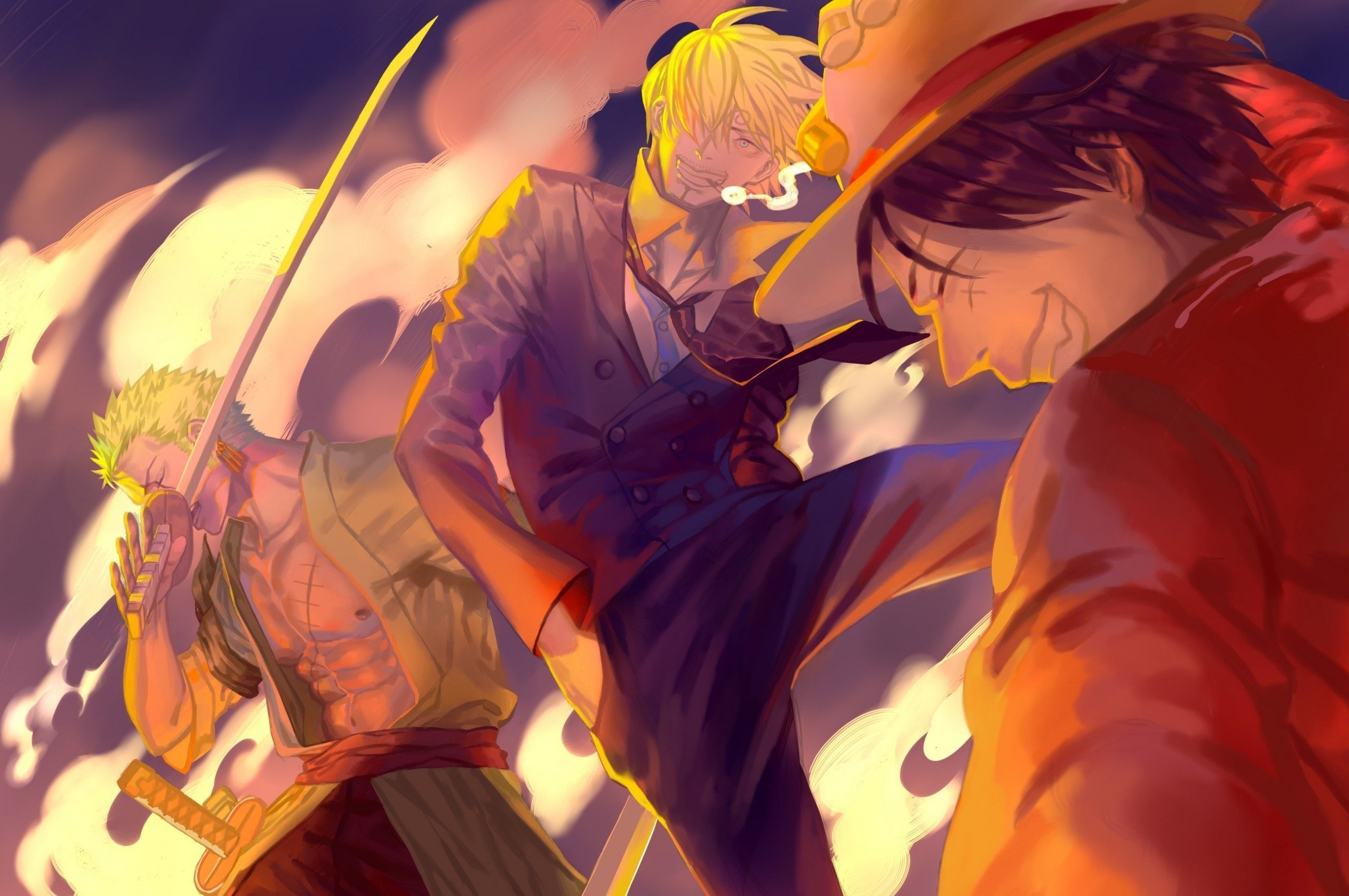 2560x1700 Luffy Zoro Wallpaper Free Luffy Zoro Background, Desktop
