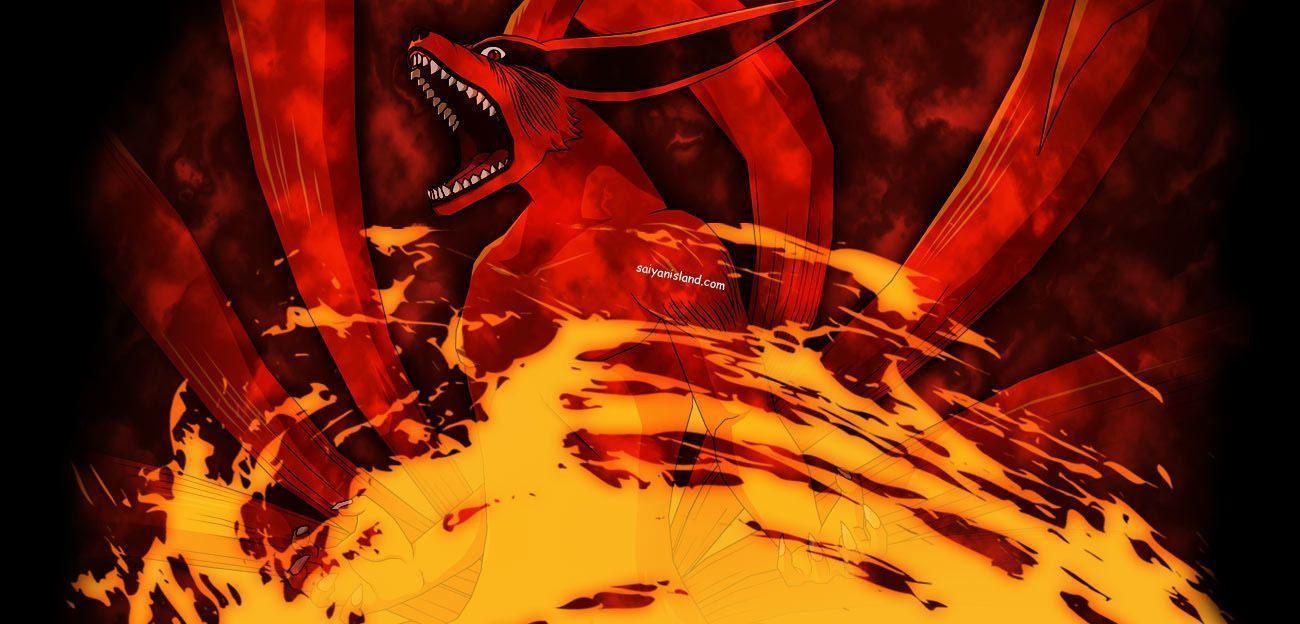 1300x630 Nine Tails HD Wallpaper, Dual Screen