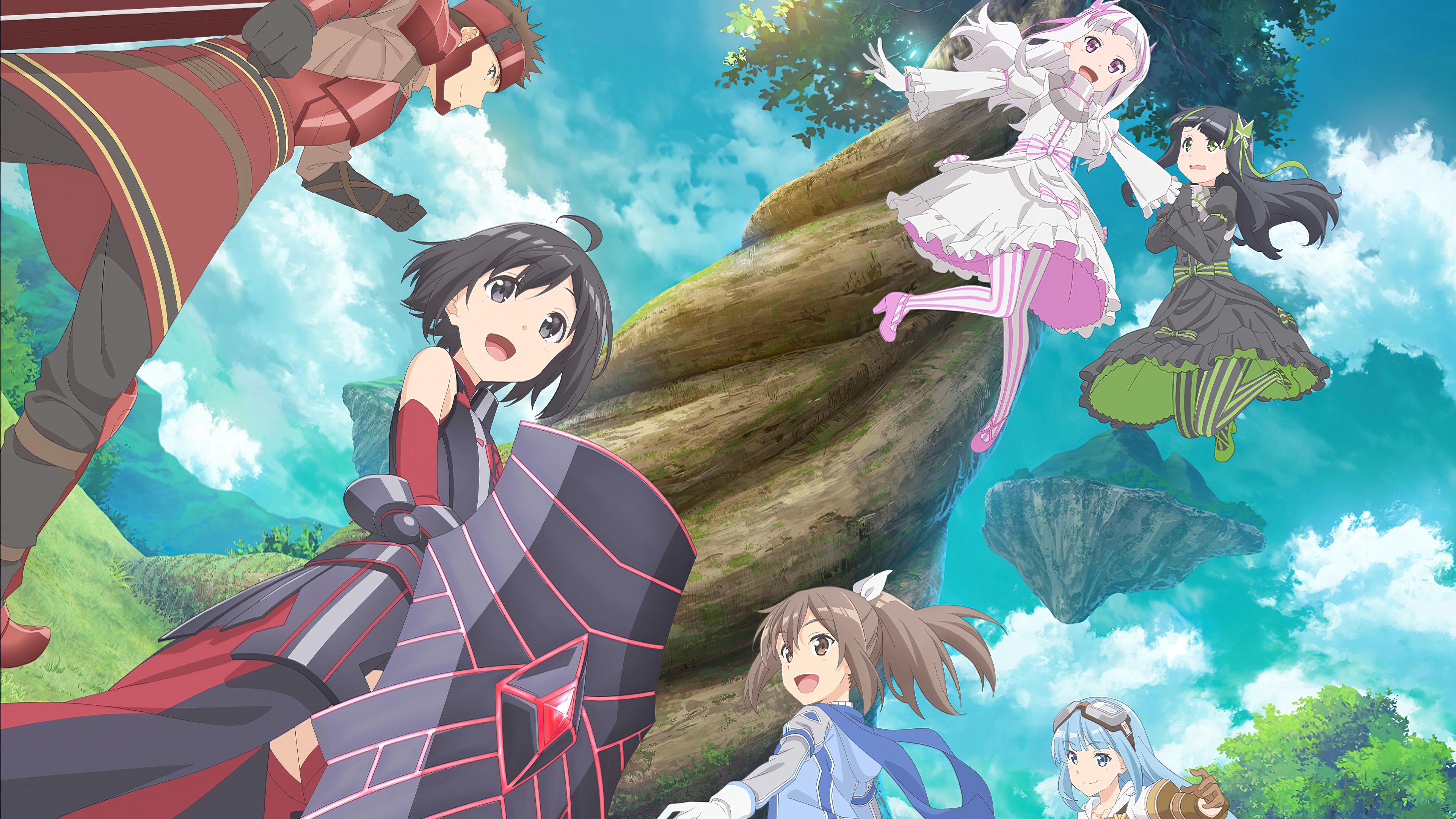 3840x2160 Bofuri, Anime, Characters, Denoise, 4K wallpaper. Mocah, Desktop
