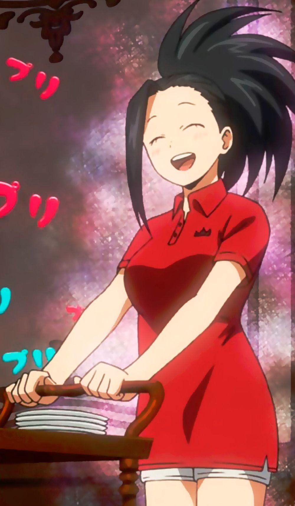 1000x1720 Momo Yaoyorozu. Wallpaper. Cute anime character, Hero, My hero, Phone
