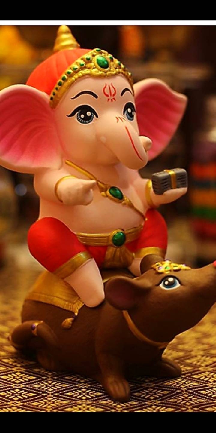 720x1440 Cute Lord Ganesha Smiley Wallpaper, Phone